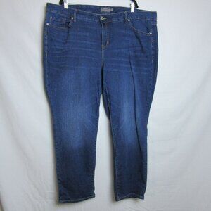 Torrid Jeans Boyfriend Straight Vintage Stretch Blue Classic Womens Plus Size 24